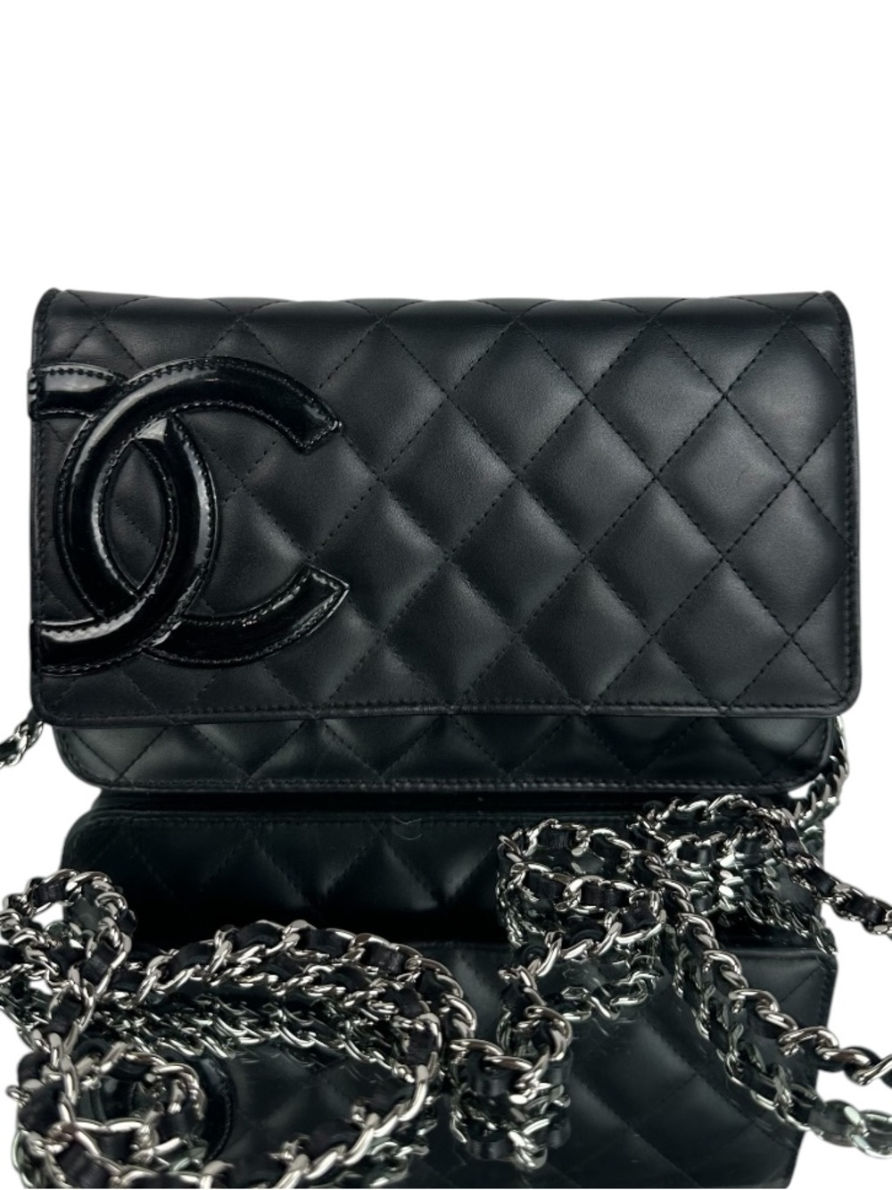 CHANEL CC CAMBON LEATHER WOC BAG